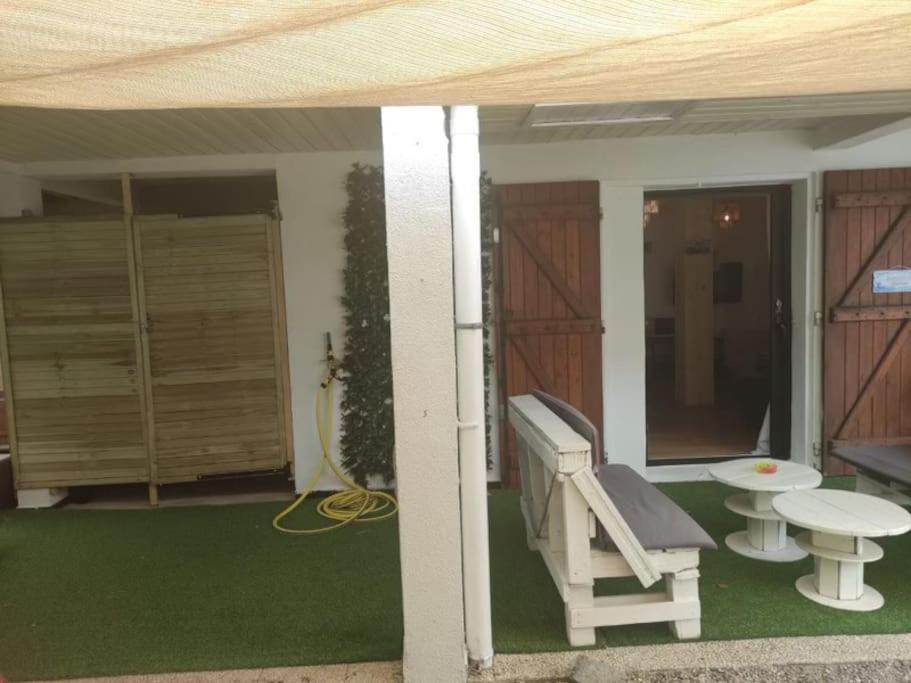 Joli T2 Bas De Chalet Plage De 格吕桑 外观 照片