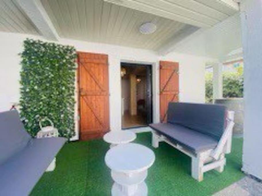 Joli T2 Bas De Chalet Plage De 格吕桑 外观 照片
