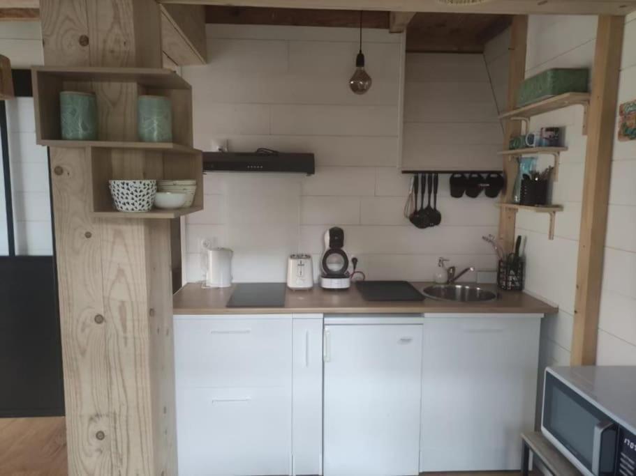 Joli T2 Bas De Chalet Plage De 格吕桑 外观 照片
