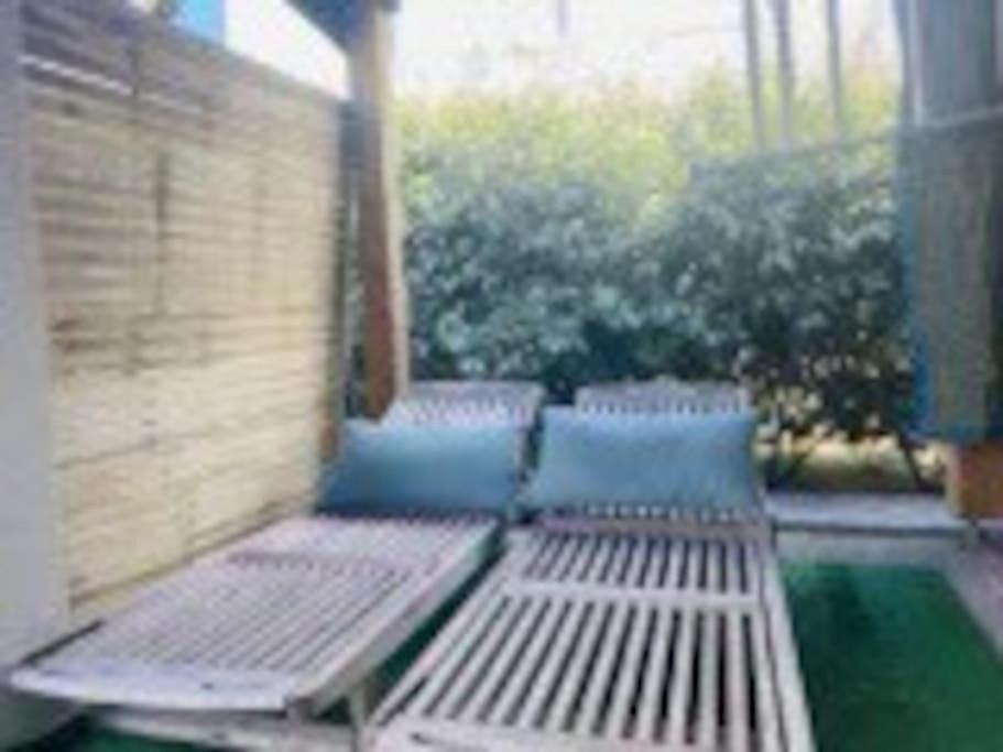Joli T2 Bas De Chalet Plage De 格吕桑 外观 照片